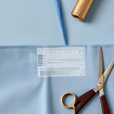 4 Pcs Estimation Chart Clear Plastic Ruler for Diameter Defects Line Width Measurement and Precision Inspection in Various Light Conditions in Saudi Arabia