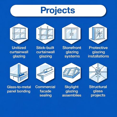 GE Silicones UltraGlaze SSG4000 Structural Glazing Silicone Adhesive Sealant, Black, 10.1 fl oz Cartridge, Primerless Glass-to-Metal Bonding for Curtainwall, Storefront & Skylights in Saudi Arabia