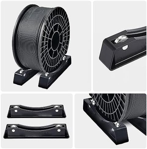 3D Printer Filament Spool Holder Rack ABS Material Smooth Sliding Design for PLA ABS TPU Filament Spools Universal Storage Shelf Tray in Saudi Arabia