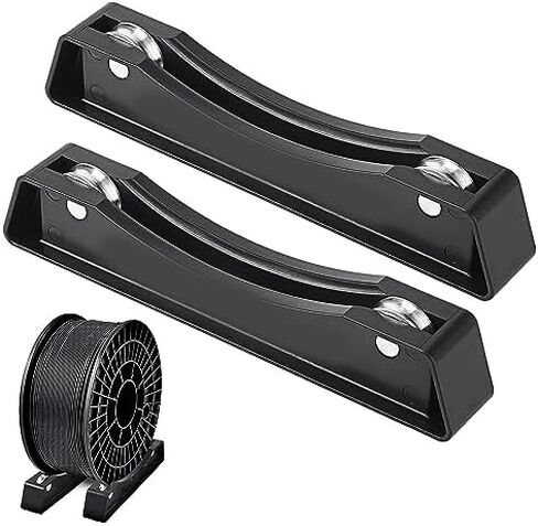 3D Printer Filament Spool Holder Rack ABS Material Smooth Sliding Design for PLA ABS TPU Filament Spools Universal Storage Shelf Tray in Saudi Arabia