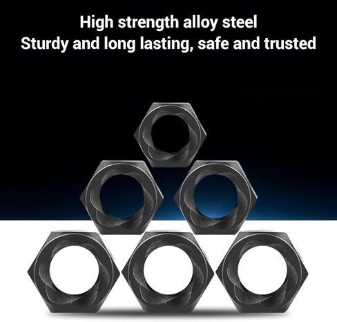 Fafeicy 10Pcs Nut Remover, Impact Short Nut Extractor Set with 3 8in Driver Interface, for Damaged Nuts Removal and Stripped Screws Disassembly 9mm to 19mm in Saudi Arabia