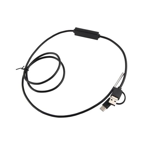 3 in 1 Endoscope for Android Type C 3.9mm Lens Borescope IP67 Underwater Inspection Camera with 1280x720 HD Camera 6 Adjustable LED Lights for Pipe Drain Inspection (5m Soft line) in Saudi Arabia
