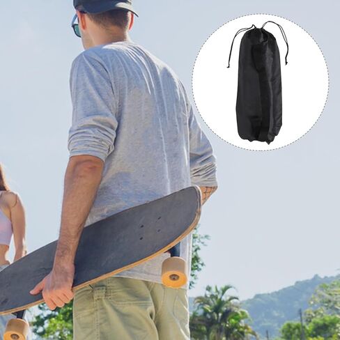 Happyyami 2pcs Waterproof Longboard Skateboard Backpack Carry Bag Thickened Outdoor Sports Gear Rucksack Storage Organizer for Skaters and Outdoor Activities in Saudi Arabia
