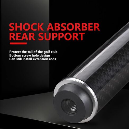 CROWN ME 6 inch Carbon billiard cue extension with 3 bumpers, pool cue extenders in Saudi Arabia
