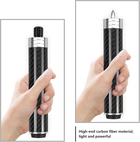 CROWN ME 6 inch Carbon billiard cue extension with 3 bumpers, pool cue extenders in Saudi Arabia