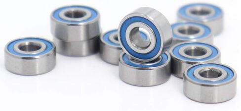 MR104RS اللون تحمل 4*10 ملم ABEC-3 لهواية الكهربائية RC سيارة شاحنة MR104 RS 2RS الكرات MR104-2RS الأزرق مختومة 10 قطعة in Saudi Arabia