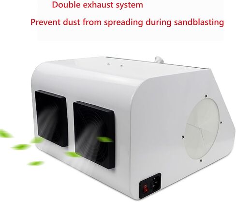 جامع غبار الأسنان للمختبرات، استخلاص الهواء وفلتره، ضوء LED، يمنع هروب الغبار، يحمي الأطباء، يعزز الرؤية، حل فعال للسفع الرملي in Kuwait