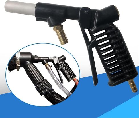 آلة السفع الرملي المحمولة سعة 28 جالونًا، آلة السفع الرملي لاستعادة الفراغ، تتضمن ملحقات فوهة السيراميك، لتنظيف الطلاء وجمع المواد بكفاءة in Kuwait