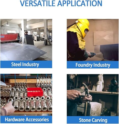 آلة السفع الرملي المحمولة سعة 28 جالونًا، آلة السفع الرملي لاستعادة الفراغ، تتضمن ملحقات فوهة السيراميك، لتنظيف الطلاء وجمع المواد بكفاءة in Kuwait