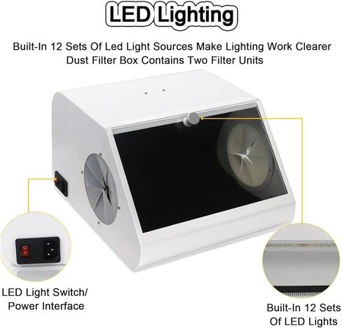 خزانة السفع الرملي المعيارية المزودة بمصدر ضوء LED لاستخلاص الهواء وترشيحه لصناديق غبار مختبر الأسنان لتقليل أضرار الغبار التي قد تلحق بالممارس in Kuwait