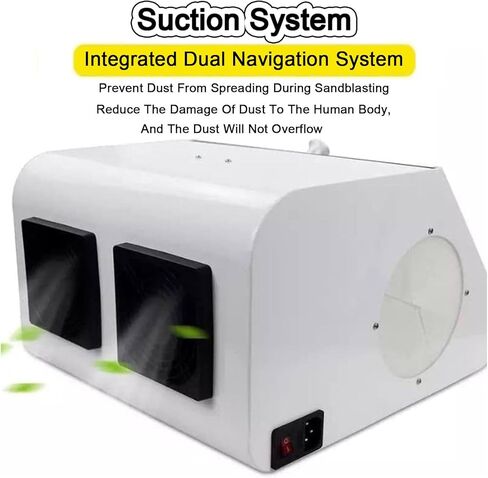 خزانة السفع الرملي المعيارية المزودة بمصدر ضوء LED لاستخلاص الهواء وترشيحه لصناديق غبار مختبر الأسنان لتقليل أضرار الغبار التي قد تلحق بالممارس in Kuwait