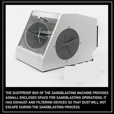 خزانة السفع الرملي المعيارية المزودة بمصدر ضوء LED لاستخلاص الهواء وترشيحه لصناديق غبار مختبر الأسنان لتقليل أضرار الغبار التي قد تلحق بالممارس in Kuwait