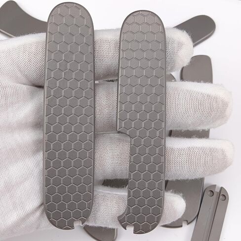 زوج واحد من موازين التيتانيوم استبدال المقبض بنمط قرص العسل بلون السفع الرملي يناسب 91 مم in Kuwait