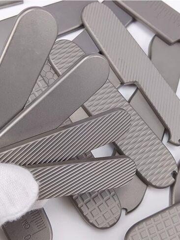 زوج واحد من موازين التيتانيوم استبدال المقبض بنمط قرص العسل بلون السفع الرملي يناسب 91 مم in Kuwait