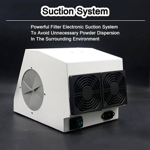 صندوق غبار مختبر الأسنان، أداة تنظيف الأسنان الاحترافية مع مصدر ضوء LED، زجاج مقسى شفاف للغاية لمختبرات الأسنان in Kuwait