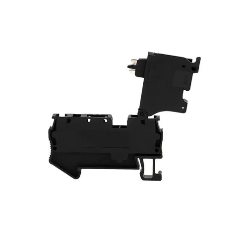 10pcs ST 4-HESI Black 5X20 Fuse Holder with Disconnect Lever Spring Fuse Terminal Blocks DIN Rail Connector ST4-HESI(6P) in Saudi Arabia