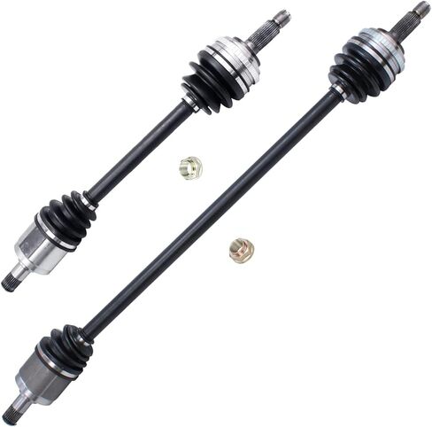 Detroit Axle - 2.3L Front 2PC CV Axles for 98-02 Honda Accord ، 2 CV Axles Assembly 1998 1999 2000 2001 in Saudi Arabia