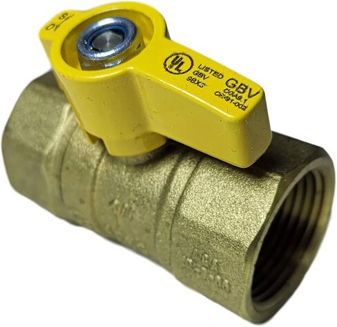 1 قطعة XFITTING 1 بوصة صمام كرة غاز نحاسي IPS، 1 بوصة FNPT X 1 بوصة صمام غاز FNPT، معتمد من CSA 1/4 دورة - البروبان، الغاز الطبيعي، مقبض معدني in Saudi Arabia