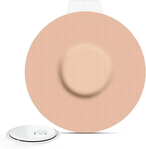 40 Pack Libre 3 Sensor Covers Waterproof, Breathable Adhesive Patches for Libre 3 Plus, with Easy-Peel Tab Pre-Cut Backing, Hypoallergenic & Latex-Free Overpatch for Long Stay Protection, Beige in Kuwait