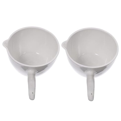 OUNONA Laboratory Evaporating Dish with Handle and Spout 6.10 Inch Round Glass Evaporation Basin for Chemical Solution Concentration and Precise Pouring in Classroom and Lab in Saudi Arabia