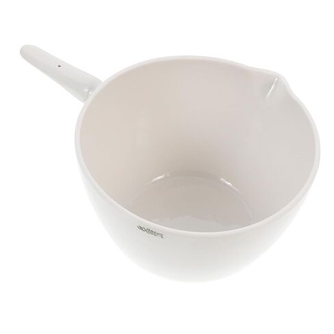 OUNONA Laboratory Evaporating Dish with Handle and Spout 6.10 Inch Round Glass Evaporation Basin for Chemical Solution Concentration and Precise Pouring in Classroom and Lab in Saudi Arabia
