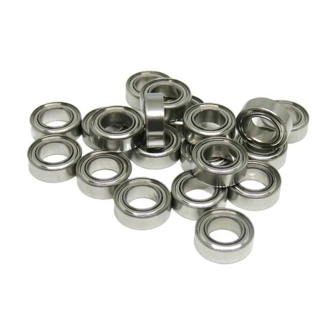 10pcs 3x6x2.5 mm SMR63ZZ CB ABEC7 Stainless Steel Hybrid Si3N4 Ceramic Balls Bearing for Racing Cars(SMR63C-ZZ 3x6x2.5mm) in Saudi Arabia