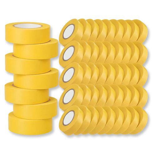 Frienda 20 Rolls Automotive Refinish Mankking Bulk Set Cars Cars Auto Body Paint Tape Painters Multi Guff ، 1.4 Inch × 60 ياردة (أصفر) in Kuwait