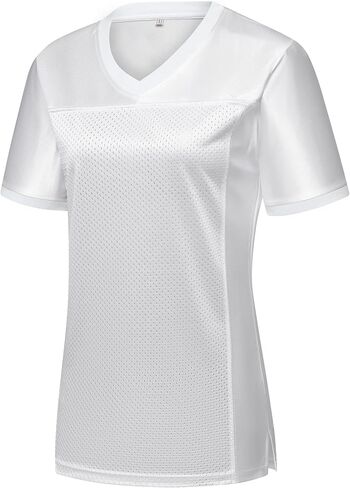 YWIES Blank Women Football Jersey Mesh Athletic Football Shirt Practice Sports Uniform in Saudi Arabia