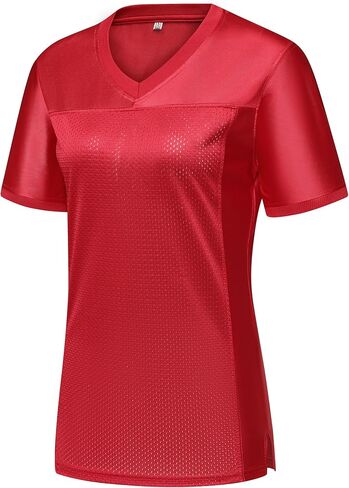 YWIES Blank Women Football Jersey Mesh Athletic Football Shirt Practice Sports Uniform in Saudi Arabia