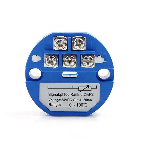 PT100 to 4-20mA Thermal Resistance Converter RTD Input Output Temperature Transmitter 1Pcs(-50-50degree 4-20MA) in Saudi Arabia
