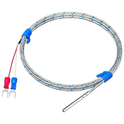 Thermocouple Type K with Probe Range 0-600°C Metal Shielded Cable Industrial Temperature Sensor 1Pcs(10m) in Saudi Arabia