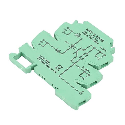 MRI 3.3D48 قارنة التوصيل الكهروضوئية المعزولة PLC Relay e، مرحل PLC رفيع مع إدخال 3.3VDC 3 48VDC Output، DIN Mount Optocoupler المعزول للأتمتة الصناعية in Saudi Arabia