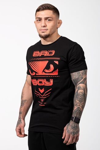 Bad Boy Mens Authentic MMA Fight T-Shirt (US, Alpha, Large, Regular, Regular) Black in Kuwait