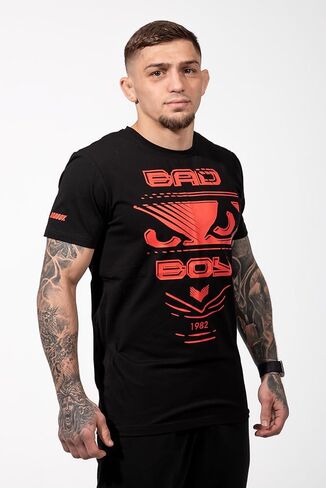 Bad Boy Mens Authentic MMA Fight T-Shirt (US, Alpha, Large, Regular, Regular) Black in Kuwait