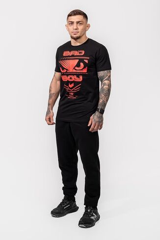Bad Boy Mens Authentic MMA Fight T-Shirt (US, Alpha, Large, Regular, Regular) Black in Kuwait