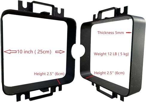 طقم فرن صهر البروبان الكبير بوزن 25 كجم/55 رطلًا مع مجموعة ملقط بوتقة وإطار قالب قارورة صب الرمل من جزأين (10 × 10 × 5 بوصة)، مجموعة فرن صب المسبك لصهر معدن الذهب والنحاس والألومنيوم in Kuwait
