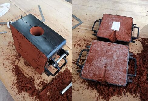 طقم فرن صهر البروبان الكبير بوزن 25 كجم/55 رطلًا مع مجموعة ملقط بوتقة وإطار قالب قارورة صب الرمل من جزأين (10 × 10 × 5 بوصة)، مجموعة فرن صب المسبك لصهر معدن الذهب والنحاس والألومنيوم in Kuwait