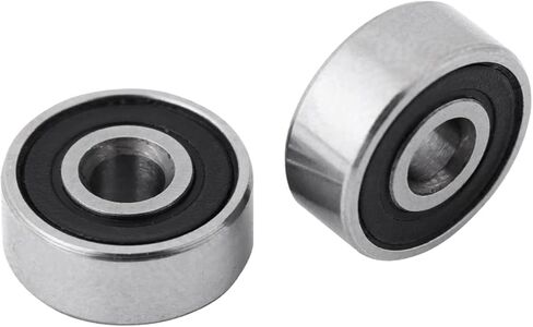 10pcs 623-2RS Deep Groove Ball Bearings ID 3mm, OD 10mm, Width 4mm Miniature Double Seal Small Bearings, Mini Ball Bearings Sealed Steel Z1 (P0), ABEC 1 in Saudi Arabia