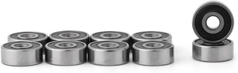 10pcs 623-2RS Deep Groove Ball Bearings ID 3mm, OD 10mm, Width 4mm Miniature Double Seal Small Bearings, Mini Ball Bearings Sealed Steel Z1 (P0), ABEC 1 in Saudi Arabia