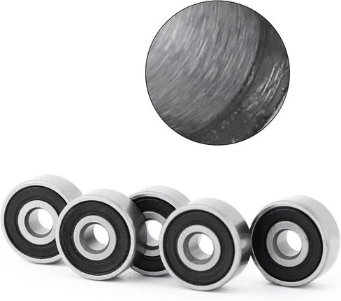 10pcs 623-2RS Deep Groove Ball Bearings ID 3mm, OD 10mm, Width 4mm Miniature Double Seal Small Bearings, Mini Ball Bearings Sealed Steel Z1 (P0), ABEC 1 in Saudi Arabia