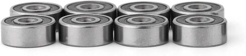 10pcs 623-2RS Deep Groove Ball Bearings ID 3mm, OD 10mm, Width 4mm Miniature Double Seal Small Bearings, Mini Ball Bearings Sealed Steel Z1 (P0), ABEC 1 in Saudi Arabia
