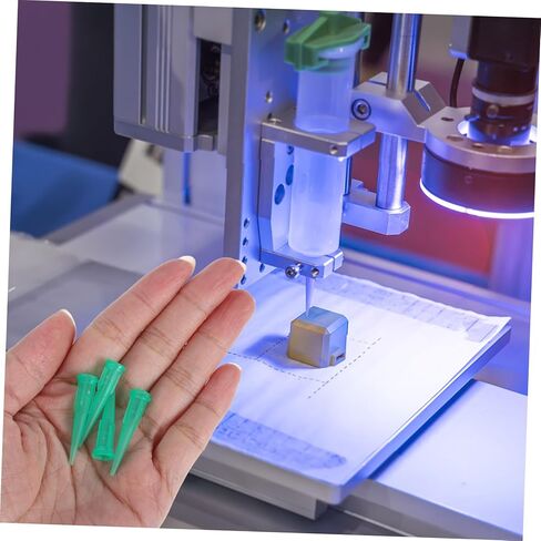 ULTECHNOVO 100pcs Glue Dispensing Tips Tapered Nozzle for Precise Application Laboratory Tools Glue Nozzle Tips for DIY Projects Compatible with Various Industrial Equipment in Saudi Arabia