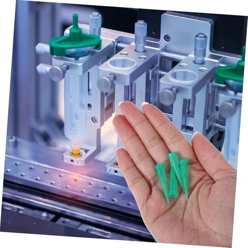 ULTECHNOVO 100pcs Glue Dispensing Tips Tapered Nozzle for Precise Application Laboratory Tools Glue Nozzle Tips for DIY Projects Compatible with Various Industrial Equipment in Saudi Arabia