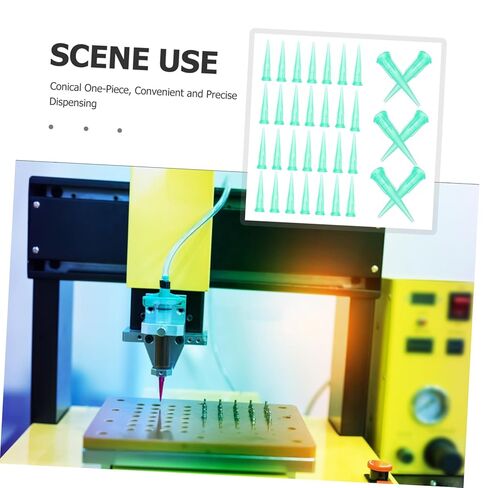 ULTECHNOVO 100pcs Glue Dispensing Tips Tapered Nozzle for Precise Application Laboratory Tools Glue Nozzle Tips for DIY Projects Compatible with Various Industrial Equipment in Saudi Arabia