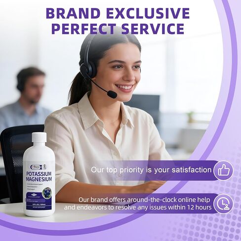 2 Pack Potassium Magnesium Supplement Liquid - High Absorption Calm Magnesium Complex 500mg & Potassium 99mg Plus Calcium, Vitamin D3, Zinc for Leg Cramps & Bone & Energy & Immune Support - 4 Fl oz in Kuwait