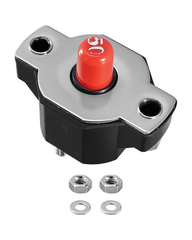قاطع دائرة بزر ضغط 50 أمبير مناسب لنماذج MerCruiser Mercury Volvo Penta المتعددة، استبدل 88-11178A01 11178A01 3854164 88-806950 806950 865827T 18-69550 69550 9-15500 in Kuwait