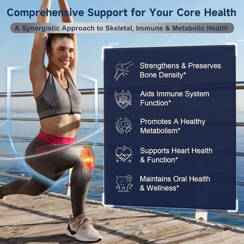 DRFOSTER Magnesium Glycinate 500mg with Zinc & Vitamin D3, High Absorption Chelated Magnesium Glycinate Supplements for Sleep, Muscle & Bone Support, Leg Cramps Comfort, Non-GMO - 120 Veggie Capsules in Kuwait