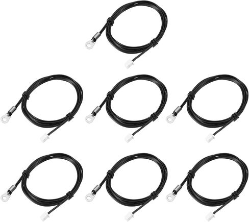 PATIKIL 10K NTC Temperature Sensor, 2 Pcs 40 Inch 1% 3950 Waterproof Copper Temperature Sensor Probe Temp Sensor Digital Temperature Transmitter Extension for Air Conditioner Fridge in Saudi Arabia