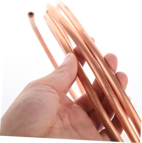 NOLITOY 2pcs Soft Coil Copper Tubing 4mm X 0.5mm Thin Wall 2m Length Refrigeration and Air Conditioner Copper Tubes for Freezer and Hvac Applications in Saudi Arabia