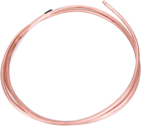 Zerodis أنبوب نحاسي ناعم 6 مم تصميم مرن لمكيفات الهواء والثلاجات بطول 2 متر أنبوب نحاس ناعم 6 مم C1100 T2 مادة أدوات صناعية in Kuwait